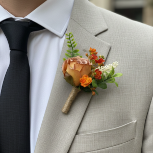 full bloom ice blue chest flower st 2244