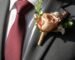 Terracotta Rose Boutonniere with Twine Wrap