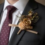 Rustic Dried Floral Boutonniere