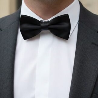 Classic Black Bow Tie